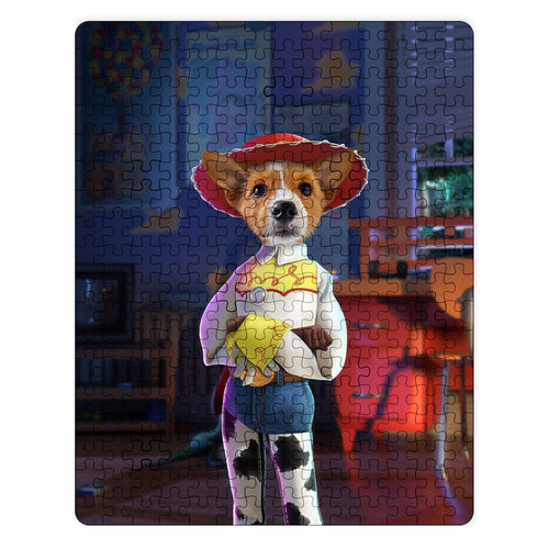 Crown and Paw - Puzzle The Toy Cowgirl - Custom Puzzle 11" x 14"