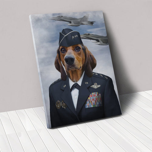 Crown and Paw - Canvas The Female Air Force - Custom Pet Canvas
