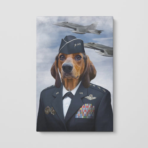 Crown and Paw - Canvas The Female Air Force - Custom Pet Canvas