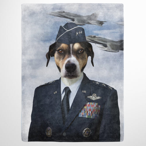 Crown and Paw - Blanket The Male Air Force - Custom Pet Blanket