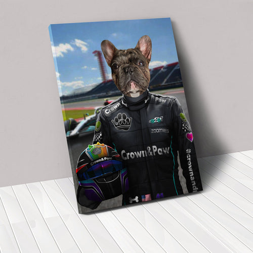 Crown and Paw - Canvas The Veteran Driver - Custom Pet Canvas