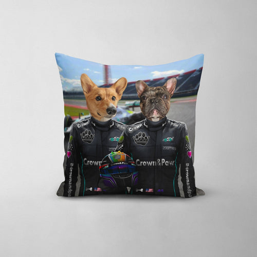 Crown and Paw - Throw Pillow The Veteran Drivers - Custom Throw Pillow