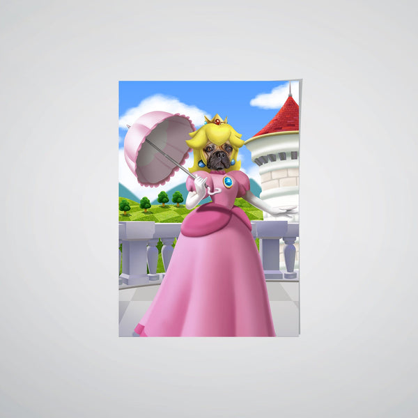 Video Game Princess - Custom Pet Poster
