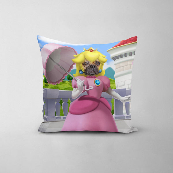 Video Game Princess - Custom Throw Pillow