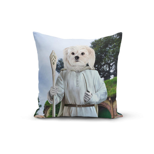 Crown and Paw - Throw Pillow The White Sorcerer - Custom Throw Pillow 14" x 14" / Background 2