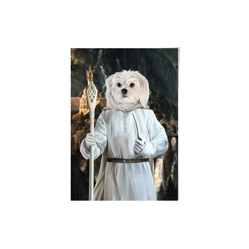 Crown and Paw - Poster The White Sorcerer - Custom Pet Poster 8.3" x 11.7" / Background 3