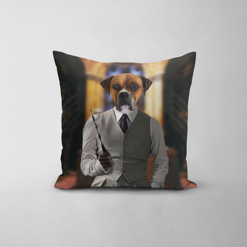 Crown and Paw - Throw Pillow The Wise Wizard - Custom Throw Pillow