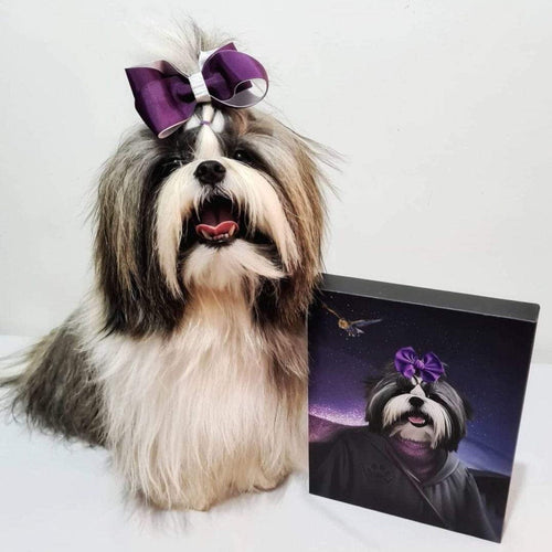 Crown and Paw - Canvas The Wizard - Custom Pet Canvas