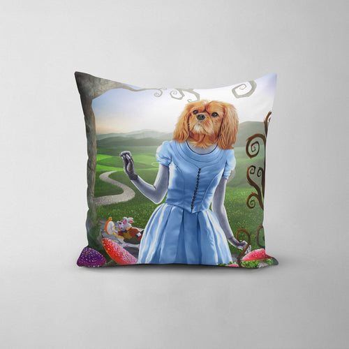 Crown and Paw - Throw Pillow The Wonderland - Custom Throw Pillow