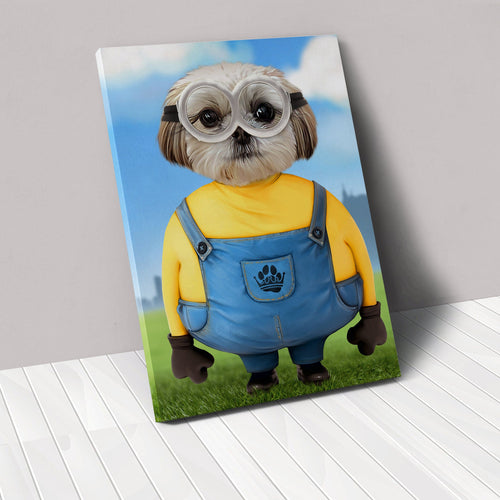 Crown and Paw - Canvas The Yellow Creature - Custom Pet Canvas