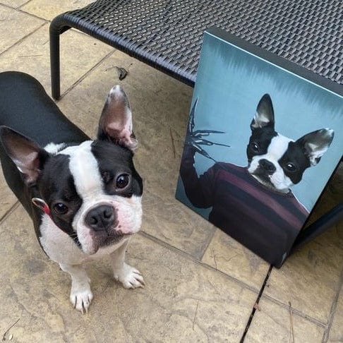 Crown and Paw - Canvas The Krueger - Custom Pet Canvas