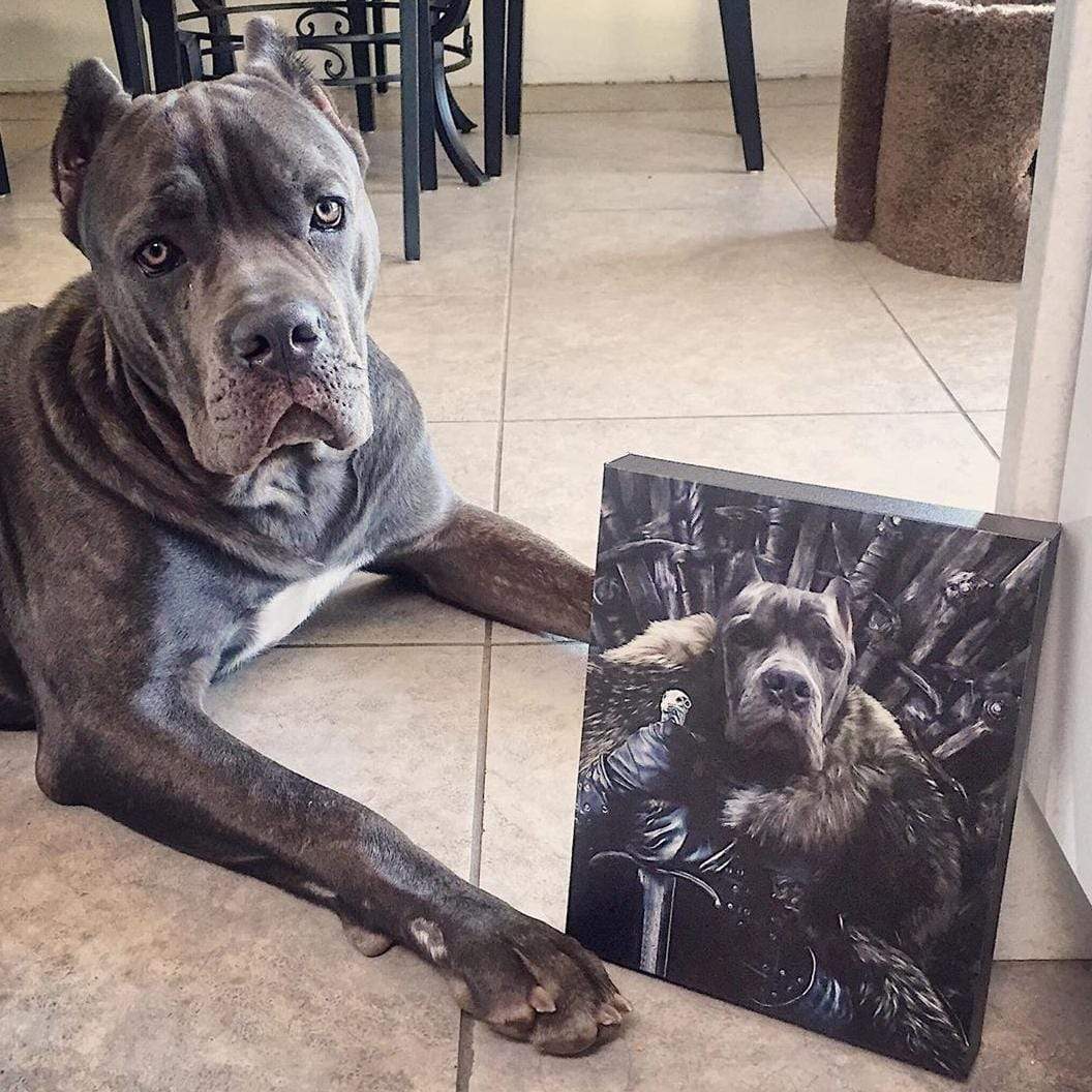 The King in the North - Custom Pet Canvas