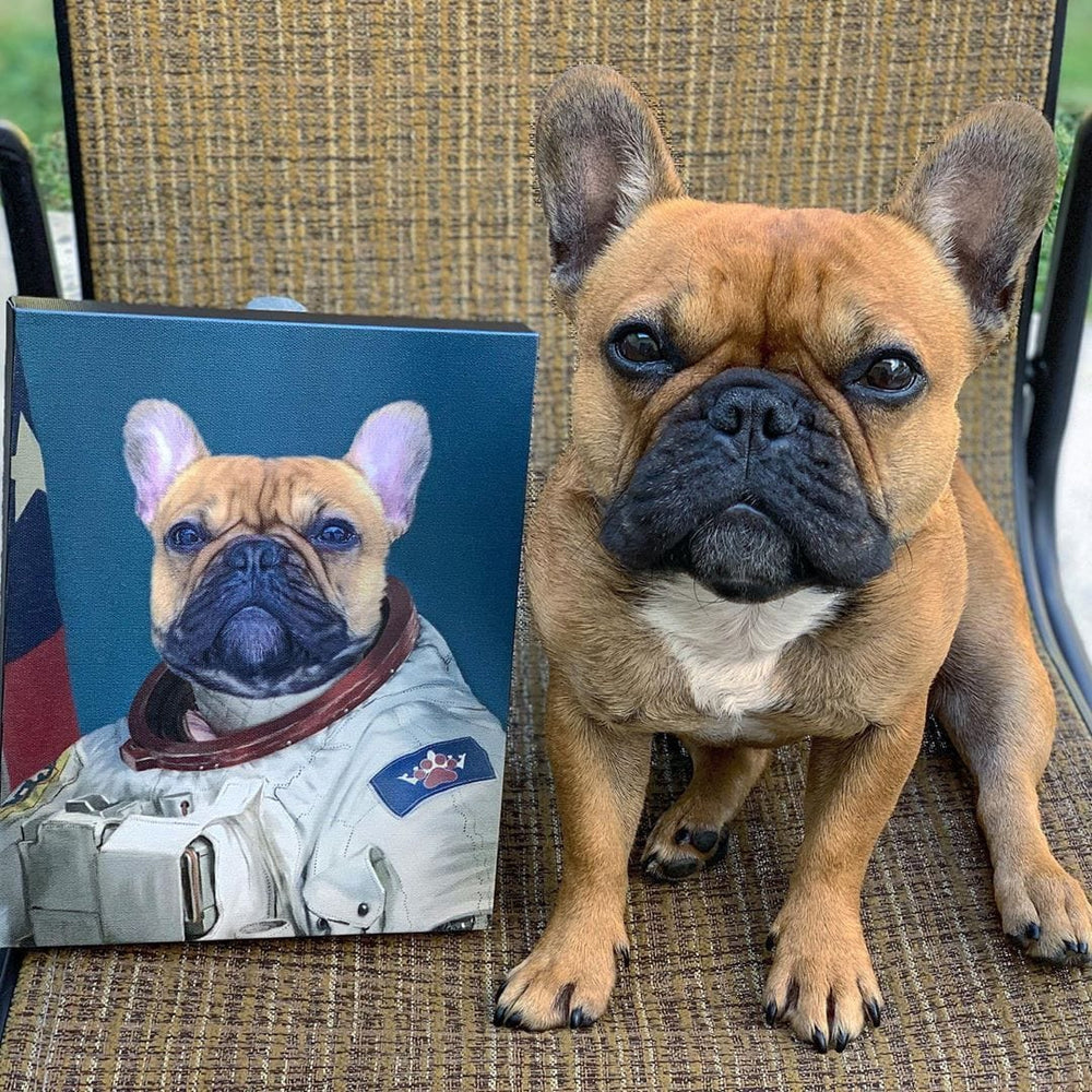 Crown and Paw - Canvas The Astronaut - Custom Pet Canvas 8