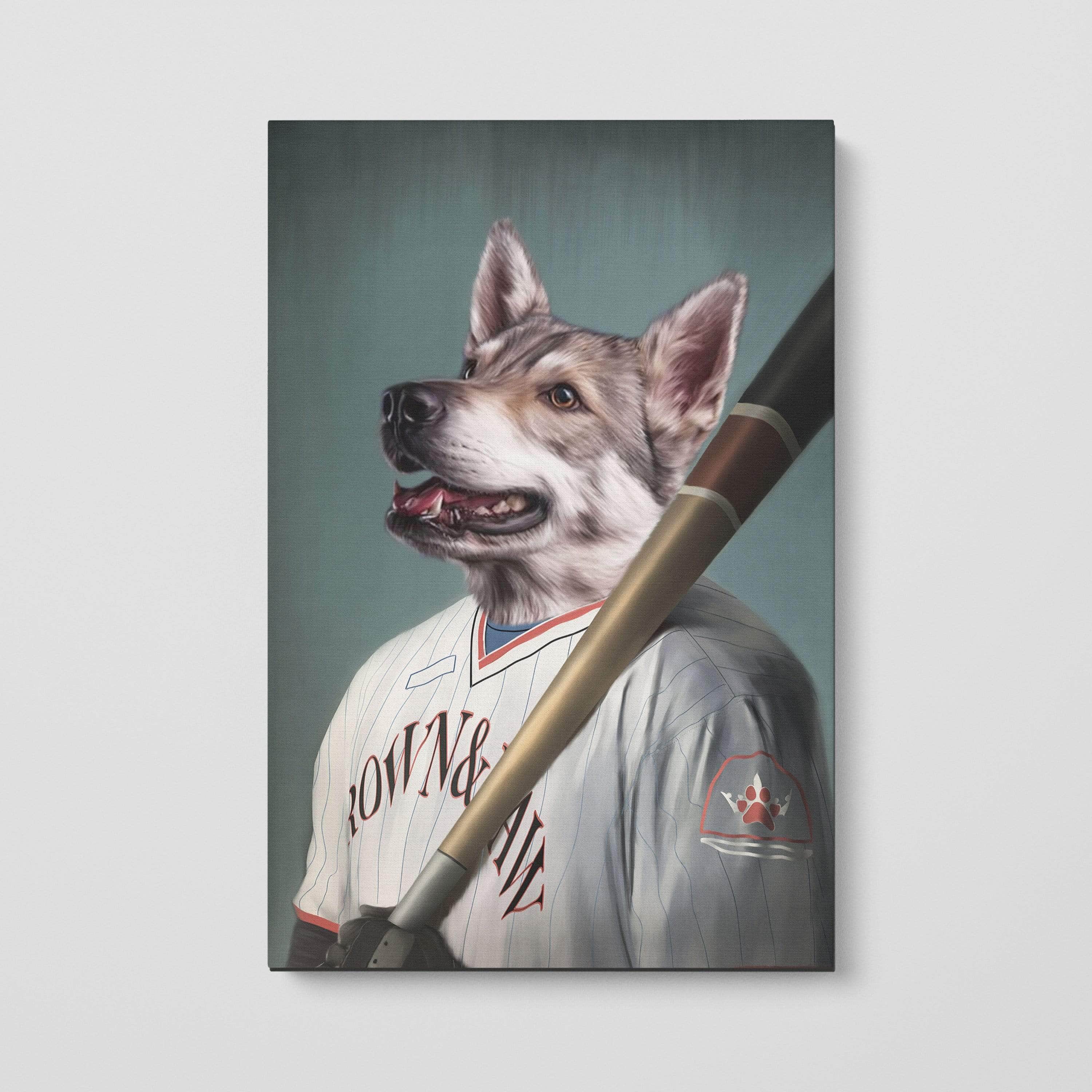 The Baseball Player - Custom Pet Canvas