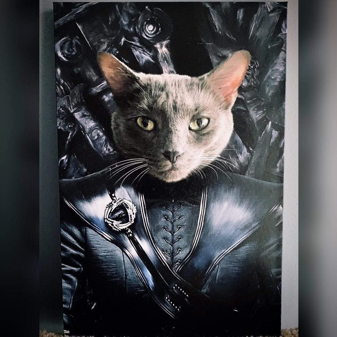 Crown and Paw - Canvas The Mother Of Dragons - Custom Pet Canvas