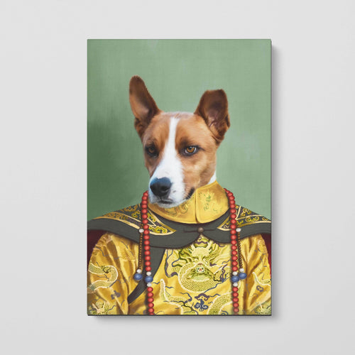 Crown and Paw - Canvas The Chinese Emperor - Custom Pet Canvas