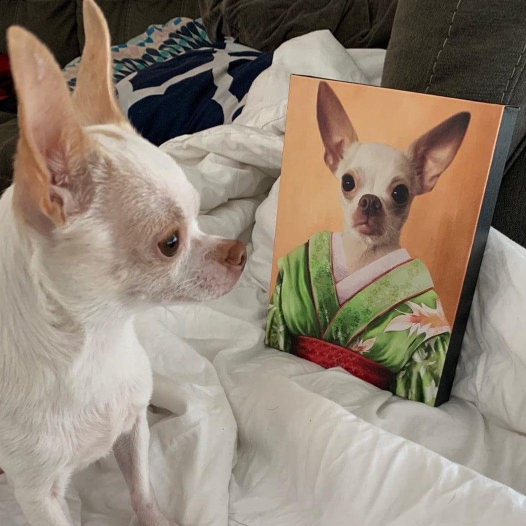 Crown and Paw - Canvas The Geisha - Custom Pet Canvas