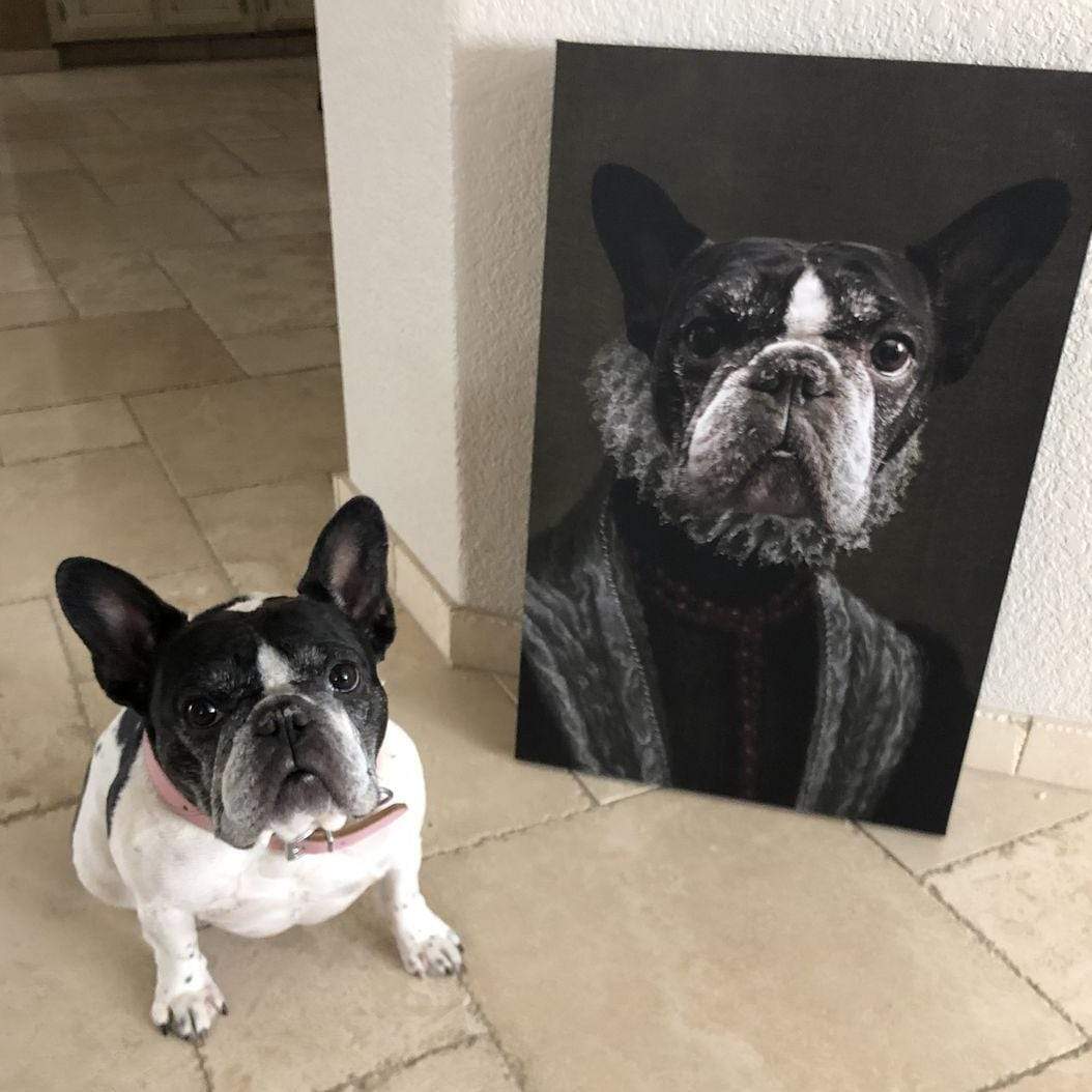 Crown and Paw - Canvas The Countess - Custom Pet Canvas