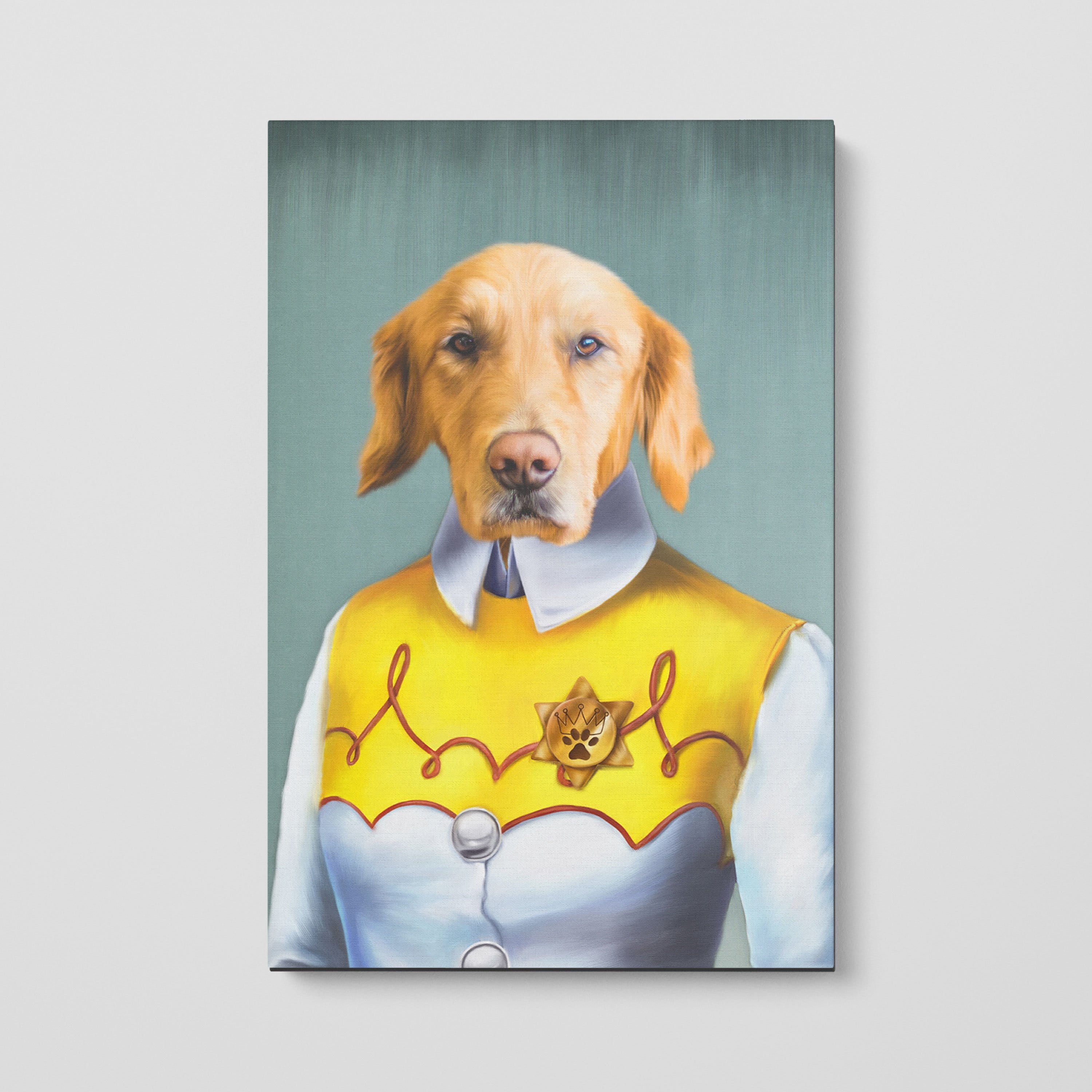 The Cowgirl - Custom Pet Canvas