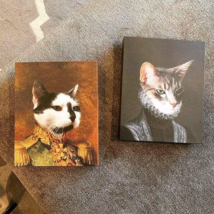Crown and Paw - Canvas The Countess - Custom Pet Canvas