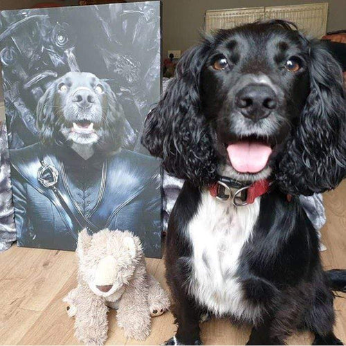 Crown and Paw - Canvas The Mother Of Dragons - Custom Pet Canvas