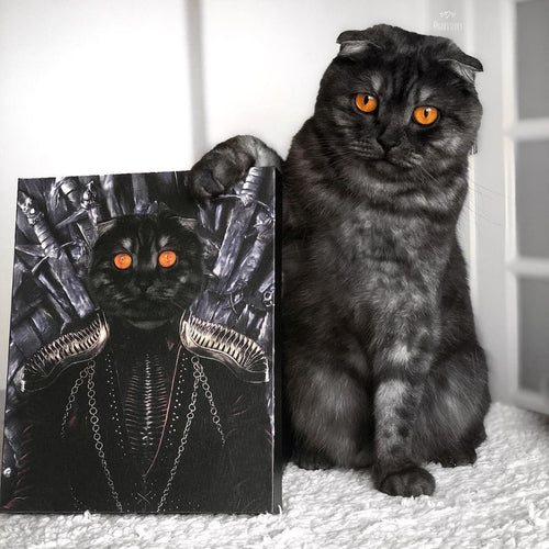 Crown and Paw - Canvas The Queen of the Seven Kingdoms - Custom Pet Canvas