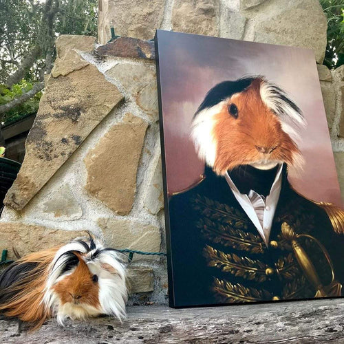 Crown and Paw - Canvas The General - Custom Pet Canvas