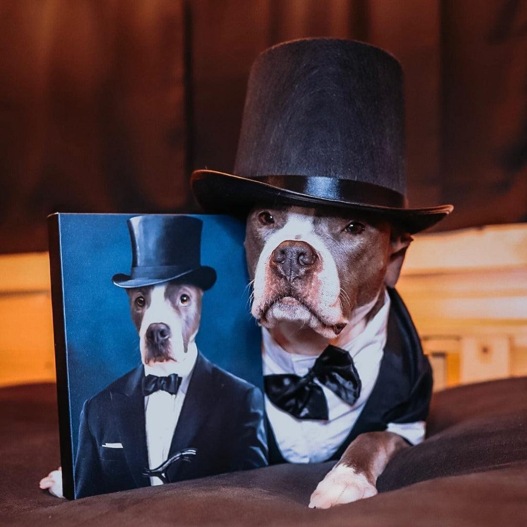 The Gentleman - Custom Pet Canvas