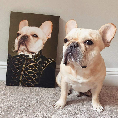 Crown and Paw - Canvas The Noble - Custom Pet Canvas