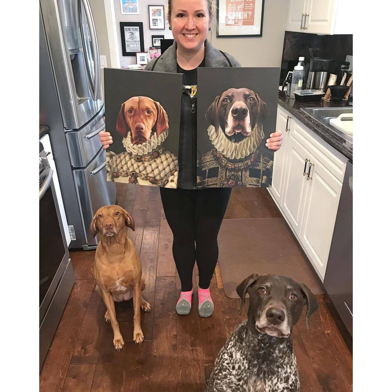 Crown and Paw - Canvas The Dame - Custom Pet Canvas