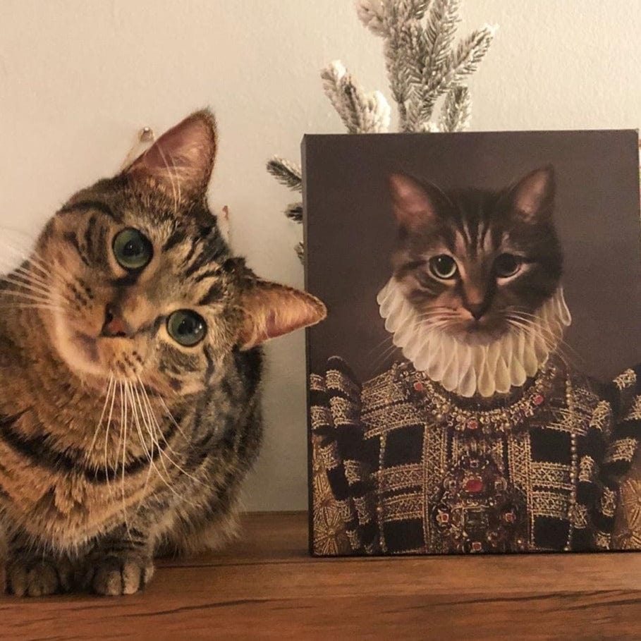 Crown and Paw - Canvas The Dame - Custom Pet Canvas