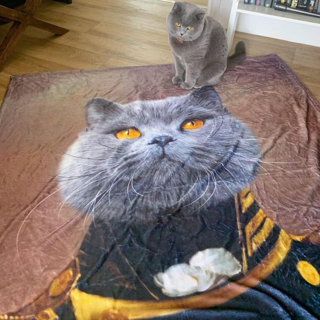 The Admiral - Custom Pet Blanket