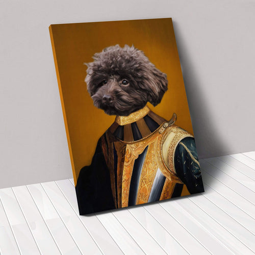 Crown and Paw - Canvas The Knight - Custom Pet Canvas