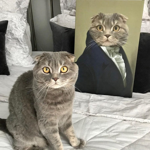 Crown and Paw - Canvas The Ambassador - Custom Pet Canvas