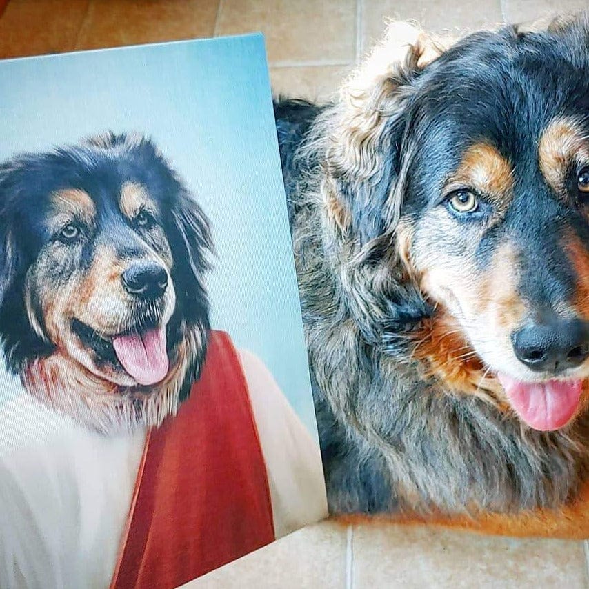 Crown and Paw - Canvas The Prophet - Custom Pet Canvas