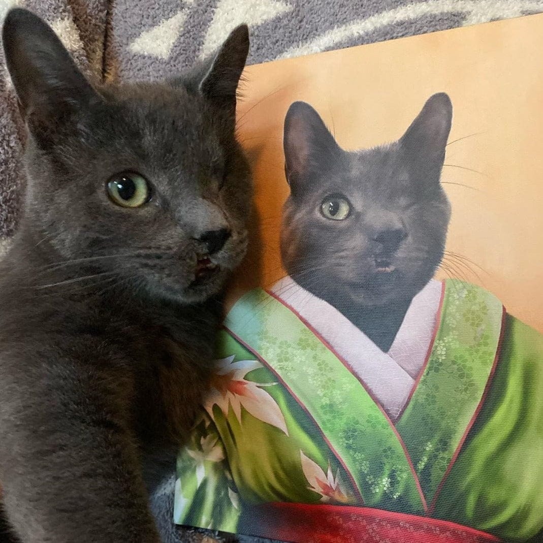 Crown and Paw - Canvas The Geisha - Custom Pet Canvas