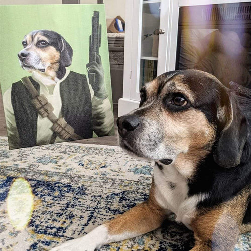 Crown and Paw - Canvas The Rebel - Custom Pet Canvas