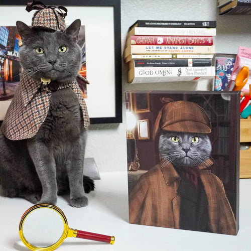 The Detective - Custom Pet Canvas