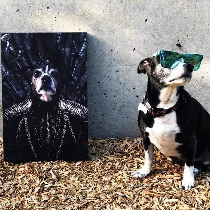 Crown and Paw - Canvas The Queen of the Seven Kingdoms - Custom Pet Canvas