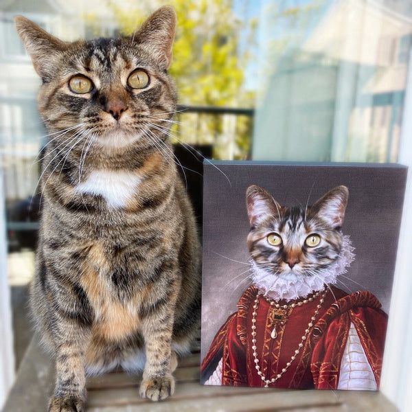 The Queen of Roses - Custom Pet Canvas