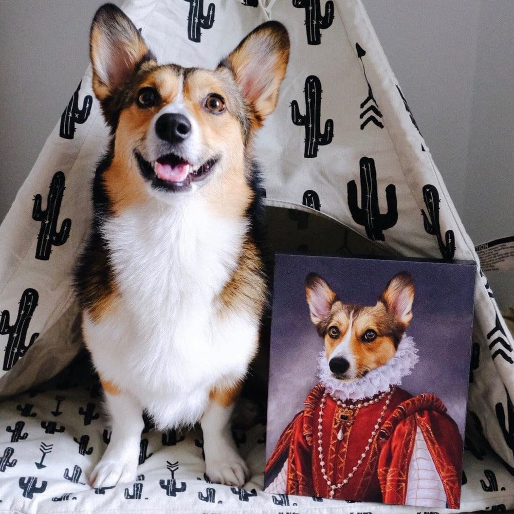 The Queen of Roses - Custom Pet Canvas