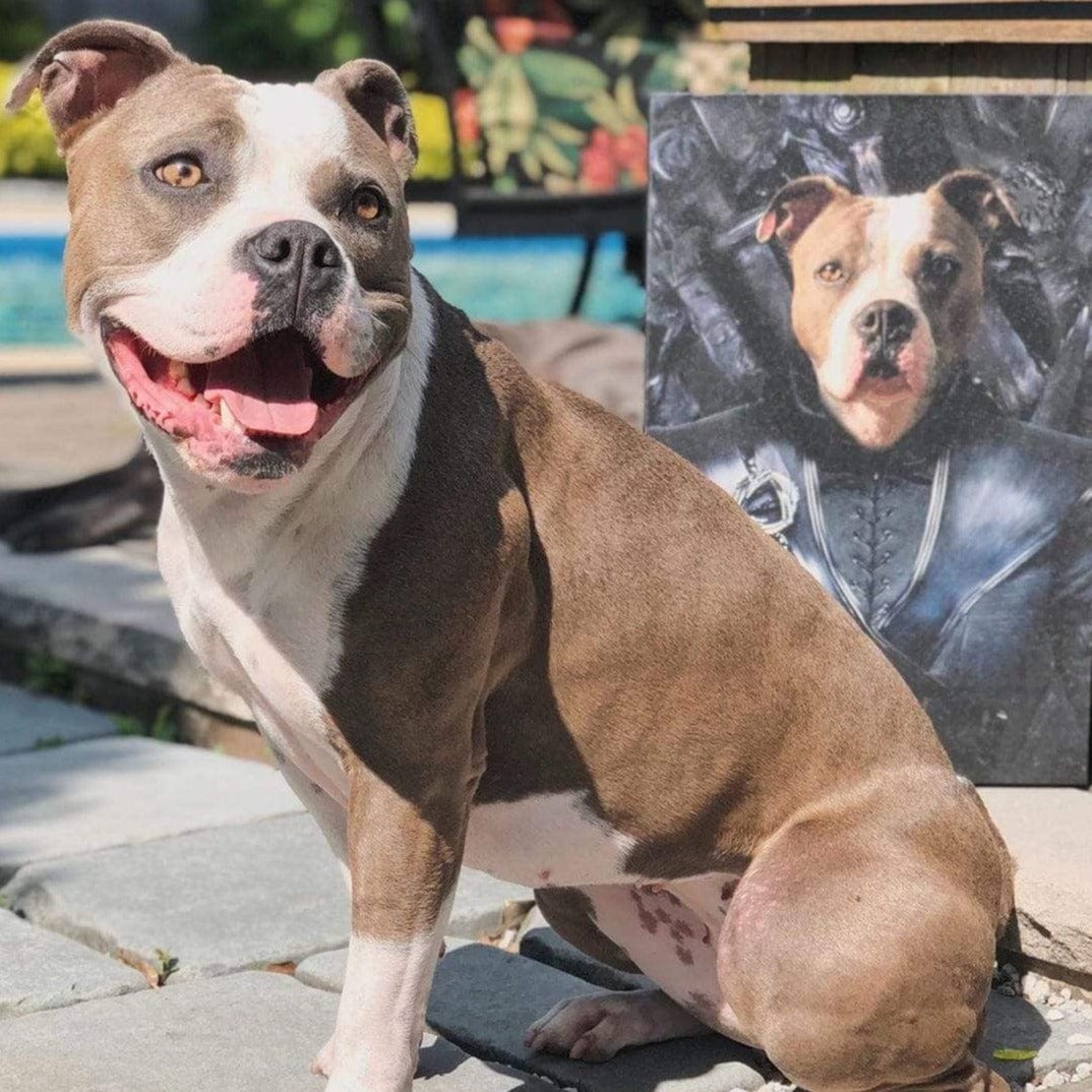 Crown and Paw - Canvas The Mother Of Dragons - Custom Pet Canvas